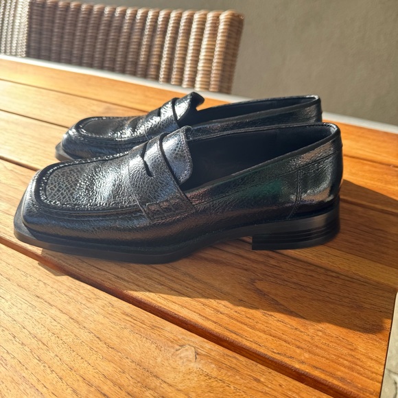 Patent Leather Square Toe Loafers (never worn) - Picture 4 of 6